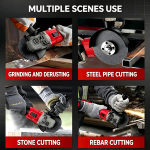 Cordless Angle Grinder 18-21V Lithium Battery Brushless Motor AG-03 For Home Use - Product Image 3