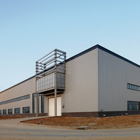 Edificios Modulares Prefabricados de Acero, Personalizados, Duraderos, Resistentes a Terremotos de Grado 9, Vida Útil de 50 Años, Taller, Planta Industrial
