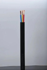 Bomba sumergible de 3 núcleos de 1,5mm cuadrados, Cable plano, Cable flexible resistente al agua aislado de PVC para bomba de pozo profundo Borewell - Product Image 2