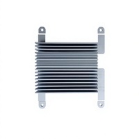 Dissipateur thermique en aluminium usiné CNC sur mesure de qualité supérieure pour l'électronique et les LED