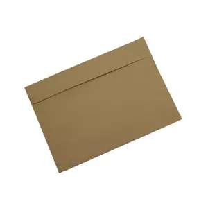 High Quality A4 Fold Up Manila Commercial Envelope Invitation Business Letter Envelopes With Flap