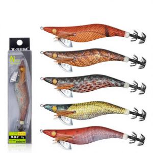 Señuelo de Pesca X-SEM Patrol Island N-G1, Luminoso, de Seda Suave, Diseño de Pájaro Ladrador, Ocho Garras, Cola Grande, Gancho Biónico, Camarón Falso, Calamar - Product Image 1