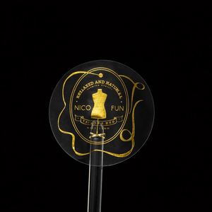 Autocollants personnalisés en PVC transparent imperméable avec logo de marque rond en feuille d'or, impression en gros, étiquettes personnalisées - Product Image 1