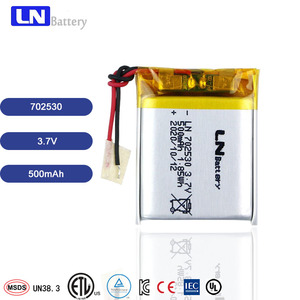 3.7 מרובע סוללת פולימר 303450 502248 503035 602535 701855 702530 752540p 902030 3.7 v 500mah 1.85wh lipo - Product Image 2