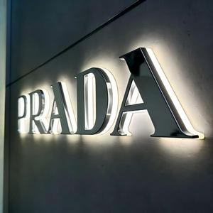 Letrero Luminoso LED 3D con Letras Acrílicas Retroiluminadas, Logotipo Personalizado, Luz Blanca Cálida de 2700K, Fácil Instalación - Product Image 3