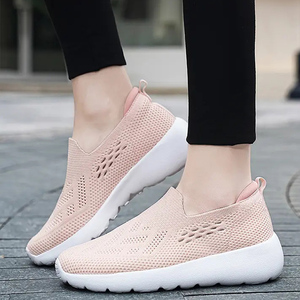 Nouvelles chaussures de marche confortables, respirantes, de haute qualité, antidérapantes, avec coussinets en maille <span class=keywords><strong>souple</strong></span>, baskets décontractées pour la marche - Product Image 1