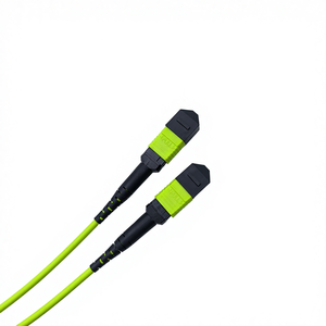 Câble de raccordement optique en fibre COMTON 12F MPO Femelle-Femelle Type B Multimode <span class=keywords><strong>OM5</strong></span> 50µm Vert Lime LSZH/PVC Faible perte - Product Image 4