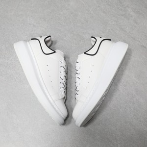 Chaussures de tennis de luxe 2026 de marque MQ, en cuir véritable, sportives et décontractées pour hommes, baskets classiques Mqqueen blanches pour femmes - Product Image 2