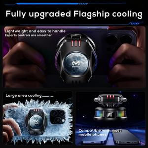 Refroidisseur de téléphone portable MEMO CX13, batterie externe, contrôle de la température par IA, affichage numérique magnétique, refroidisseur de téléphone semi-conducteur - Product Image 4