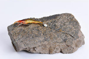 Appât <span class=keywords><strong>de</strong></span> pêche réaliste en forme <span class=keywords><strong>de</strong></span> crevette souple avec lumière luminescente, pré-monté, 9 cm, 6 g, pour la pêche aux prédateurs en eau douce et en eau salée - Product Image 6