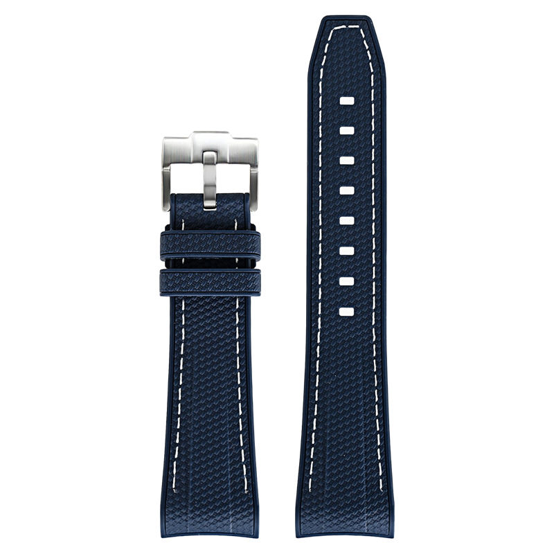 Ligne bleu roi + blanc