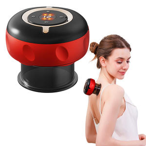 Dispositivo de terapia de ventosas eléctricas de 12 niveles, herramienta de raspado, compresa caliente, masajeador de ventosas al vacío Gua Sha - Product Image 1