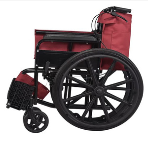 Manual Wheelchair <b>Folding</b> Lightweight High Carbon Steel For Elderly Disabled Persons With <b>Commode</b> Feature - Product Image 3