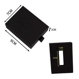 Cajón de almacenamiento de joyas de cartón personalizable, caja de embalaje elegante para pendientes, collares - Product Image 5