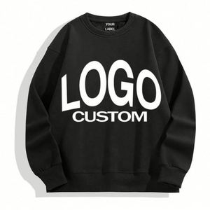 Sweat-shirt à col rond en coton personnalisé pour hommes, pull à capuche OEM en gros - Product Image 2