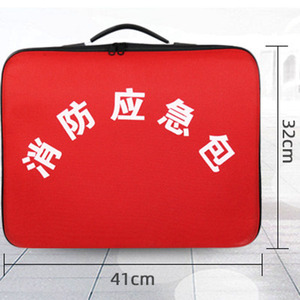Kit de herramientas de emergencia, 45 cm x 15 cm, tela Oxford roja, botiquín de primeros auxilios para coche, para uso en rescate de emergencia - Product Image 2
