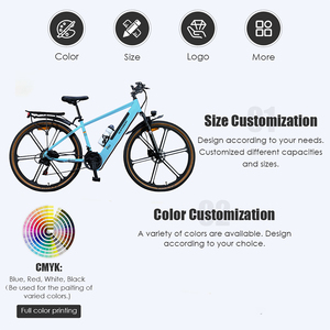 Vélo électrique tout-terrain 29 pouces, nouveau design tendance, puissant, batterie lithium intégrée, roue intégrée, Velo Elec - Product Image 2