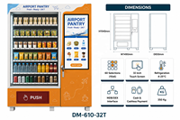 Máquina Expendedora Automática de Bebidas Frías, Dispensador Comercial de Bebidas Refrigeradas