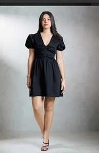 Vestido Corto 2026 con Cuello Cuadrado y Estampado Floral, Talla Personalizada Disponible, Vestido Corto para Mujer - Product Image 2