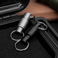 Accessoires de porte-clés universels en alliage de titane Boucle universelle Gadgets de voiture Pendentif de rotation à 360 degrés