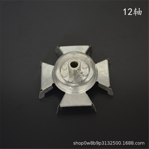 Impulsor de Aspas Tipo Hoja de Arce de 10 y 12 Ejes, Tipo Abierto, Aspas Rectas, Superficie Pulida, Accesorio - Product Image 3