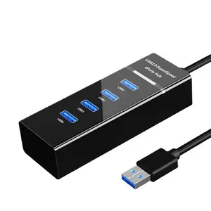 Concentrateur USB en gros d'usine avec répartiteur d'extension pour ordinateur portable à 4 ports répartiteur de concentrateur de bureau 4 en 1 haute vitesse