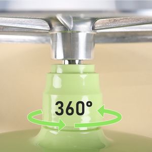 Легкая стабильная Бесшумная вращающаяся вертушка из алюминиевого сплава с нескользящим дном - Product Image 6