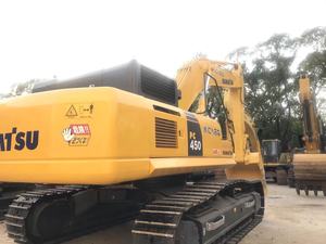 Excavadora de cadenas Komatsu PC450 usada, 45 toneladas, excavadora hidráulica pesada para minería, motor Komatsu original, para excavación en yacimientos abiertos y grandes trabajos de terraplenes. - Product Image 4
