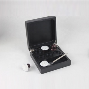 Boîte à capsules de café Nespresso en bois noir, cadeau - Product Image 2