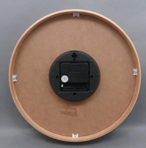 Round 10 Inch Wooden Wall <b>Clock</b> with Custom Background Design - Product Image 6
