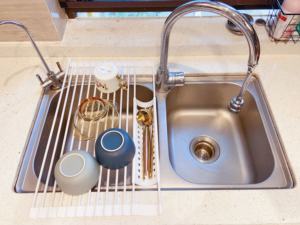 551-48A อาหารเกรดซิลิโคนเคลือบอเนกประสงค์ห้องครัวกว่าอ่างล้างจานม้วนขึ้นจานอบแห้งชั้นวาง - Product Image 6