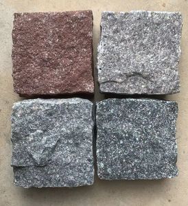 Adoquín de <span class=keywords><strong>Porfido</strong></span> Rojo Marrón Natural Chino con Acabado Dividido para Pavimentos Exteriores de Patio - Product Image 2