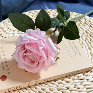 Roses artificielles en soie <span class=keywords><strong>de</strong></span> haute qualité en gros, fleurs décoratives pour mariage, maison, fête - Product Image 5