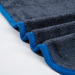 Microfibra Auto Care Detailing Cloth Singe Face Large Twisted Loop Superabsorción Bound Edge Limpieza de automóviles Lavado Toalla de secado - Product Image 3