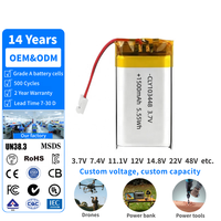 CLY Direktverkauf ab Werk 500 Zyklen 103040 10mm Dicke Halbfeste Batterie 1500mAh 3,7V Wiederaufladbar für Elektrogeräte