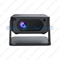 Mini projecteur de cinéma domestique et extérieur HM109 avec WiFi BT 720p, incluant plus de 20 000 jeux et une manette de jeu