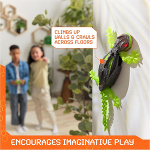 Juguete de Plástico con <span class=keywords><strong>Control</strong></span> Remoto Eléctrico para Escalar Paredes, Gecko Lagarto con IA de Aprendizaje para Niños, Transfronterizo - Product Image 2