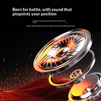 Headset Gaming W1 Stok Tersedia-Grosir, Peredam Kebisingan Aktif, Kabel & Nirkabel, Over Ear