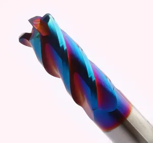 Customize Tungsten Carbide End Mill For CNC Cutting Titanium Alloy Milling Cutter Corner Radius End Mill