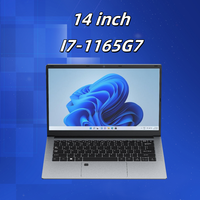 Ordinateur portable professionnel 14 pouces en gros DU41-TU45C I7-1165G7 1920*1080 DDR4 8 Go 3200 MHz 4650 mAh 11,55 V SSD 128 Go Windows 10 1 an
