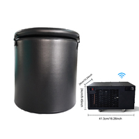 ICEMEND Vente chaude Refroidisseur d'eau à immersion froide de haute qualité 0,3 CV avec baignoire à glace à double paroi gonflable en drop stitch en option