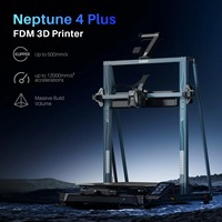 Imprimante 3D Elegoo Neptune 4 Plus abordable, grande taille, impression rapide 500 mm/s, nivellement automatique 121 points, WiFi LAN pour les studios de création
