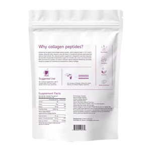 VitaHall Meilleure vente en stock Poudre de collagène peptidique Source de beauté Usine de fabrication Soutien anti-âge Riche en antioxydants Peau - Product Image 4