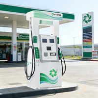 Dispensador de Combustible Ecotec con Máquina de Efectivo, Máquina de Monedas, Dos Boquillas, Bomba Dispensadora de Gasolina para Gasolinera