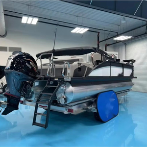 Sang trọng 17ft 2.3m chùm nhôm phao Thuyền tốc độ cao điện phía ngoài động cơ điện chèo thuyền điện thị trường đánh giá cao ngoài trời thuyền - Product Image 3