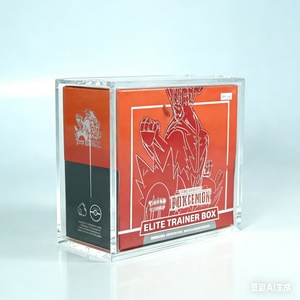 Hot Sale Clear Transparent Acrylic Pokemoned Etb Protective Case With Uv Resistant - Product Image 1