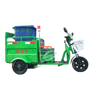 Triciclo Eléctrico de Una Sola Caja para Basura, 48V 580W 240L, para Limpieza de Propiedades y Comunidades - Product Image 2