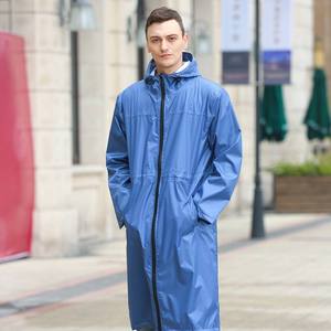 Veste de pluie pour <span class=keywords><strong>homme</strong></span> personnalisée en usine, en polyester enduit PU, imperméable, pour adulte, veste de pluie décontractée, manteau imperméable pour l'extérieur - Product Image 3