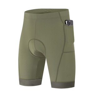 <span class=keywords><strong>Pantaloncini</strong></span> da Ciclismo Imbottiti da Uomo con Tasche con Zip, Imbottitura in Gel 3D, Asciugatura Rapida, Traspiranti, Antiscivolo per <span class=keywords><strong>MTB</strong></span> e Bici da Strada - Product Image 4