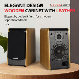 Altavoz de Estantería Microlab B77BT con Bluetooth 5.3, Sonido Estéreo de 2 Drivers, Controles de <span class=keywords><strong>Tono</strong></span> Delanteros/Traseros, Modo Dual, 50-100W, Alta Calidad - Product Image 3